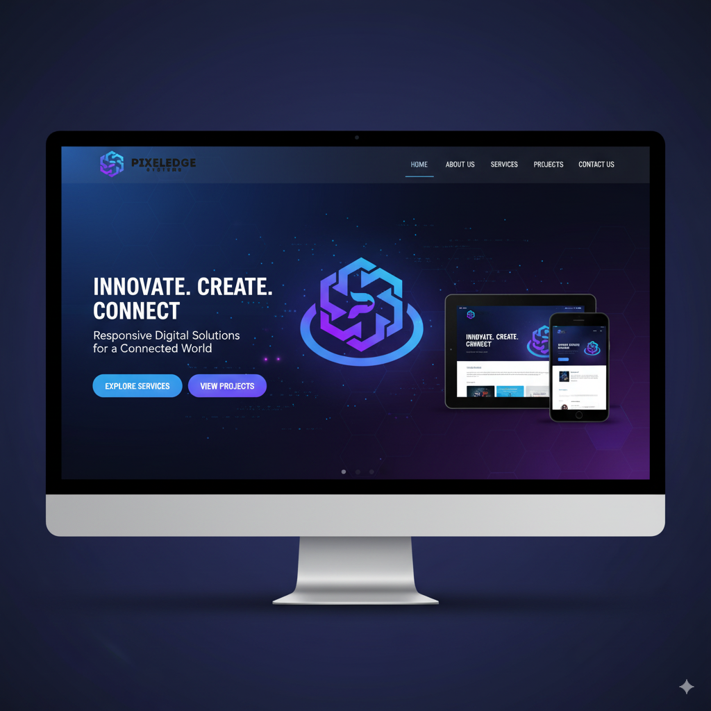Modern web interface with cloud integration mockup